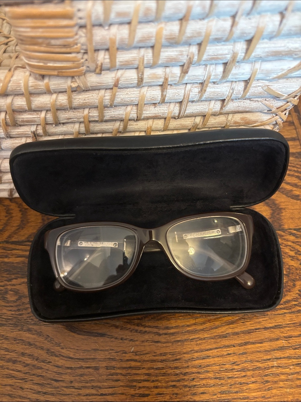 Dark Brown Chanel Eyeglasses